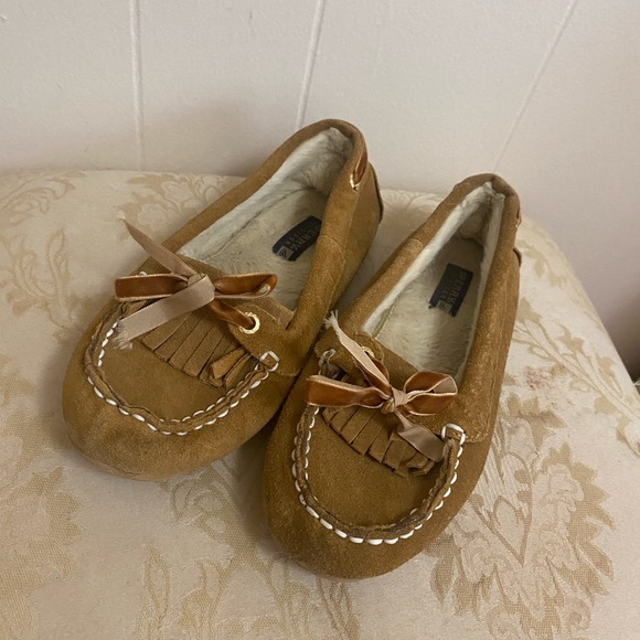 Tan Sperry Moccasins - Picture 4 of 7